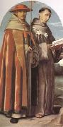 MORETTO da Brescia Bonaventure and Anthony of Padua (mk05) France oil painting reproduction